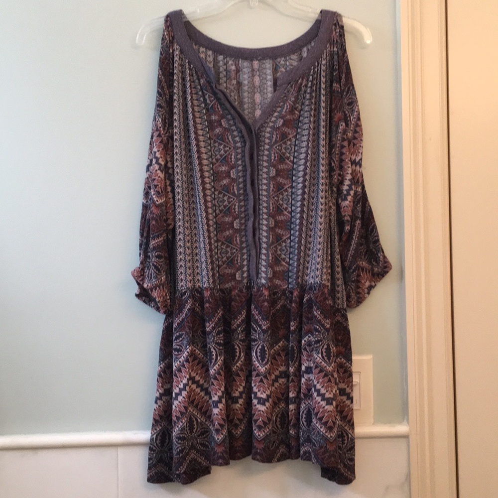 Free People cold shoulder dress